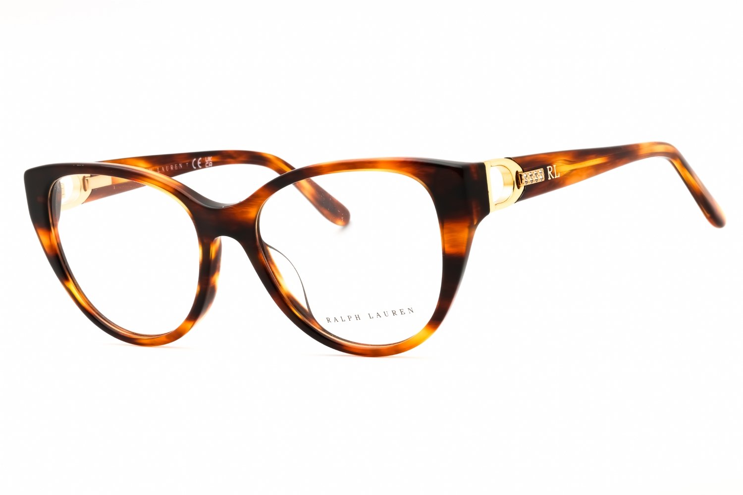Ralph Lauren 0RL6234BU Striped Tortoise/Clear demo lens 5007 53-17-140 MM