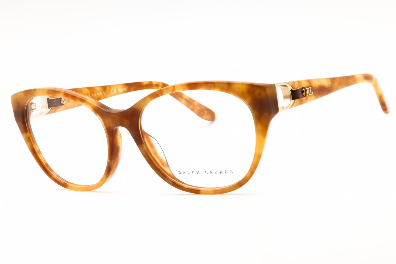 Ralph Lauren 0RL6235QU Light Havana/Clear demo lens 6083 54-17-140 MM