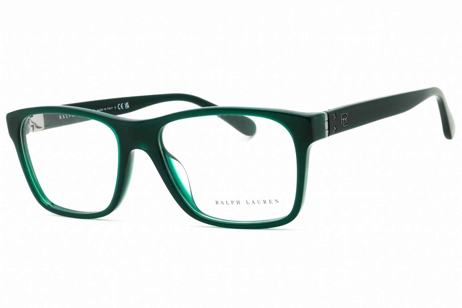 Ralph Lauren 0RL6240U GREEN/clear demo lens 6140 56-17-145 MM