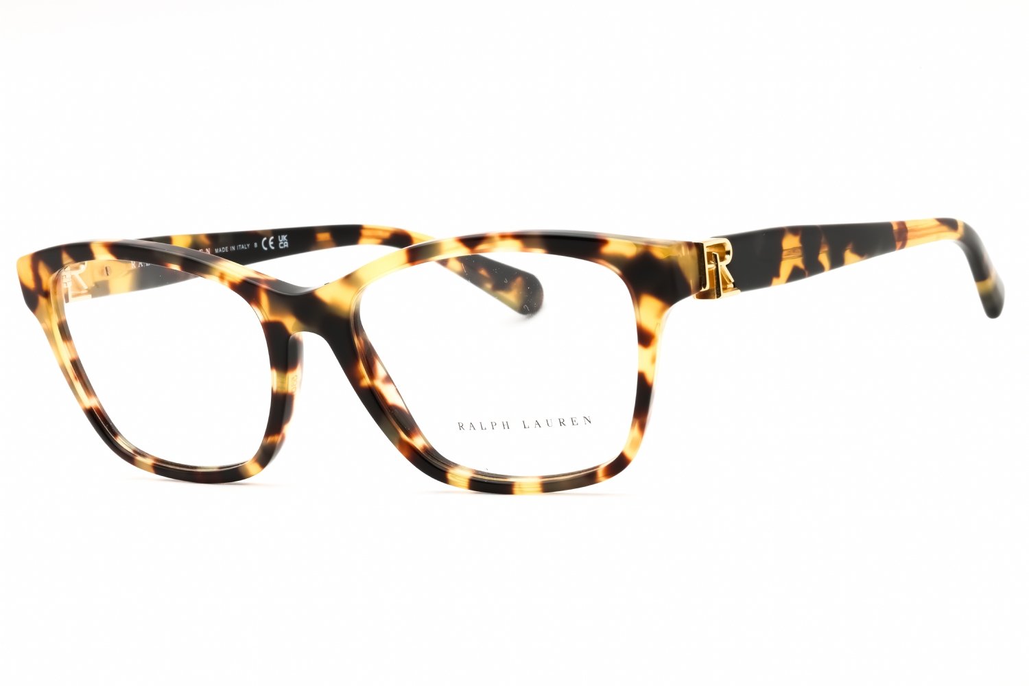 Ralph Lauren 0RL6243 Yellow Tortoise/Clear demo lens 5004 56-17-145 MM