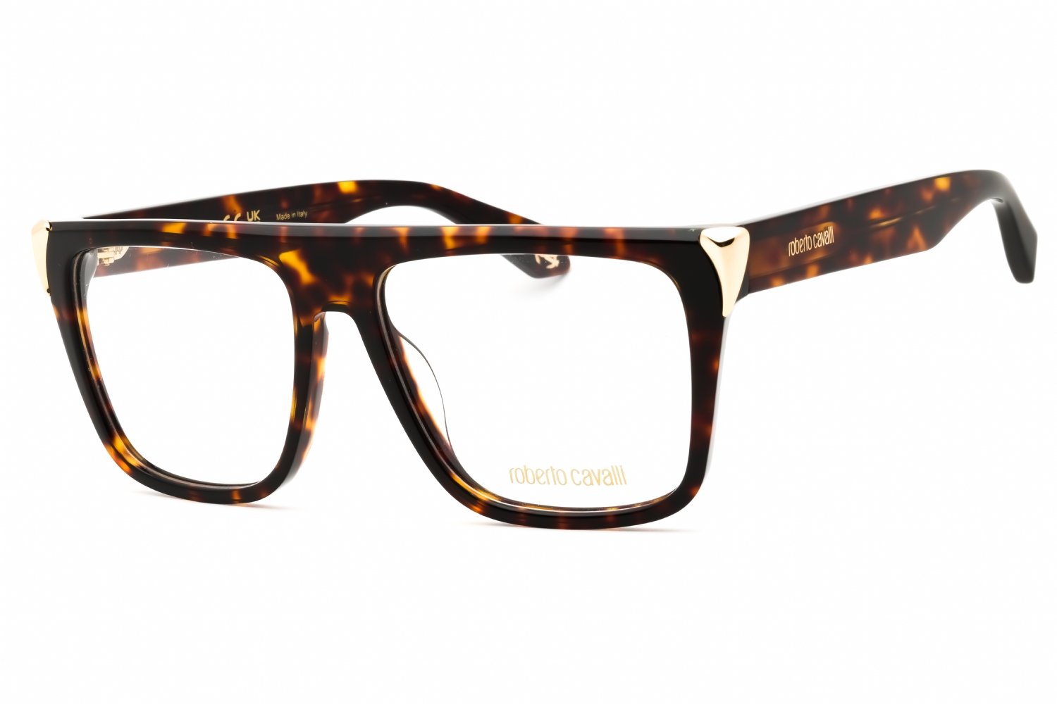 Roberto Cavalli VRC107M SHINY BROWN HAVANA/YELLOW 0743 56X16X140