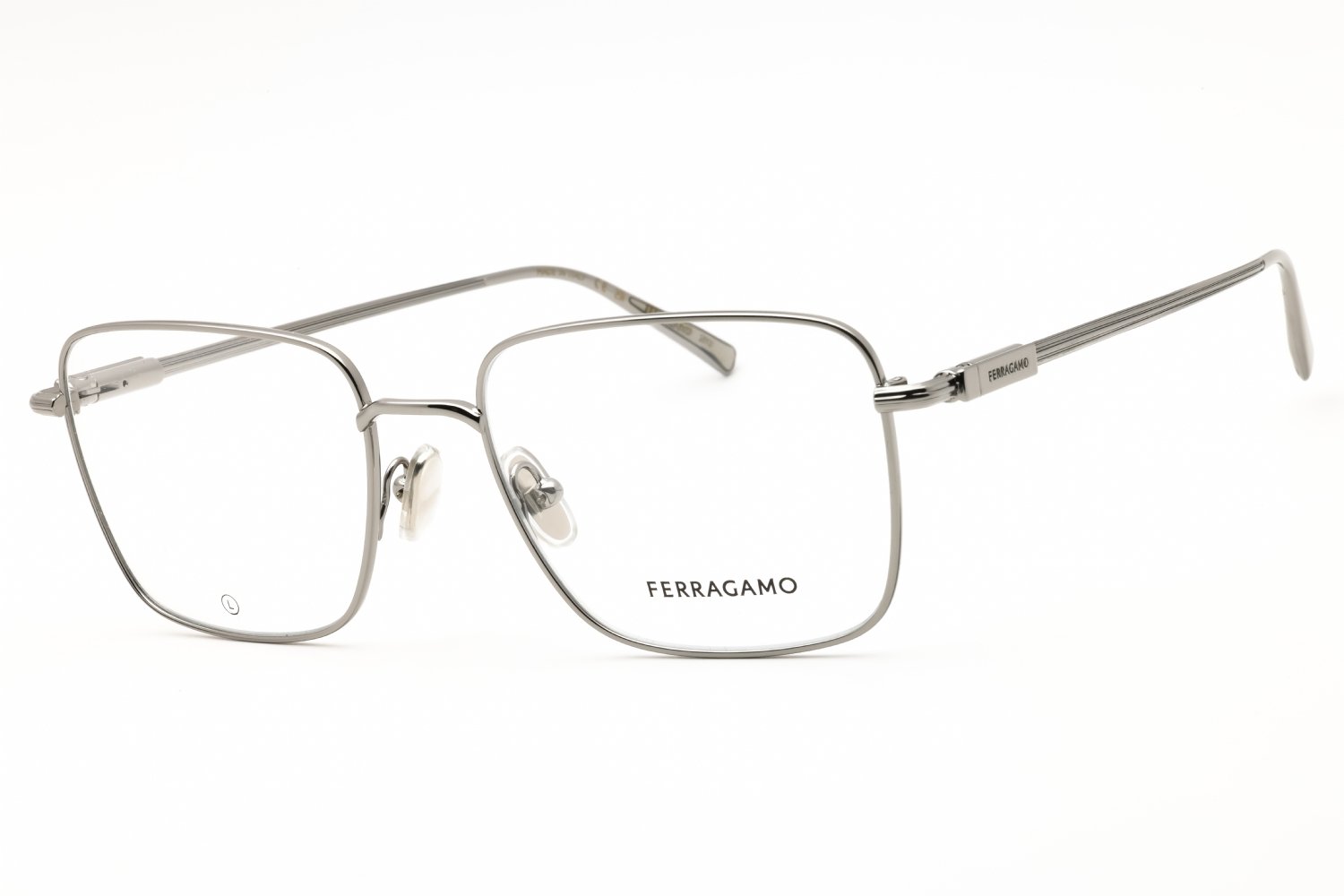 Salvatore Ferragamo SF2231 LIGHT RUTHENIUM/clear demo lens 021 53-18-145 MM