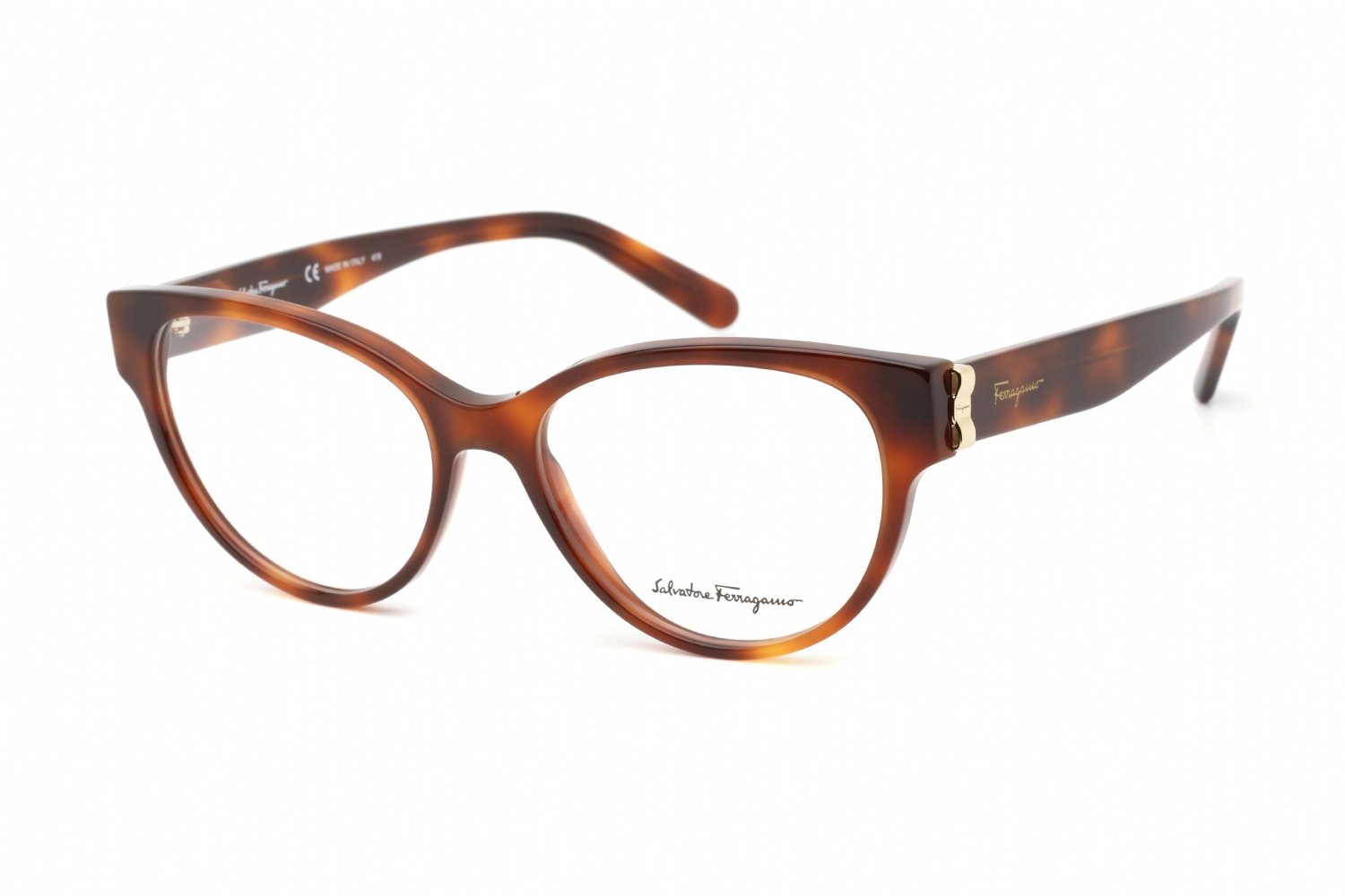 Salvatore Ferragamo SF2863 TORTOISE/Clear demo lens 214 53X16X140