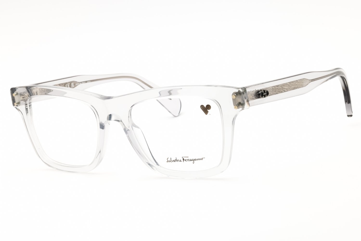 Salvatore Ferragamo SF2923 LIGHT  CRYSTAL GREY/clear demo lens 050 53-19-150 MM