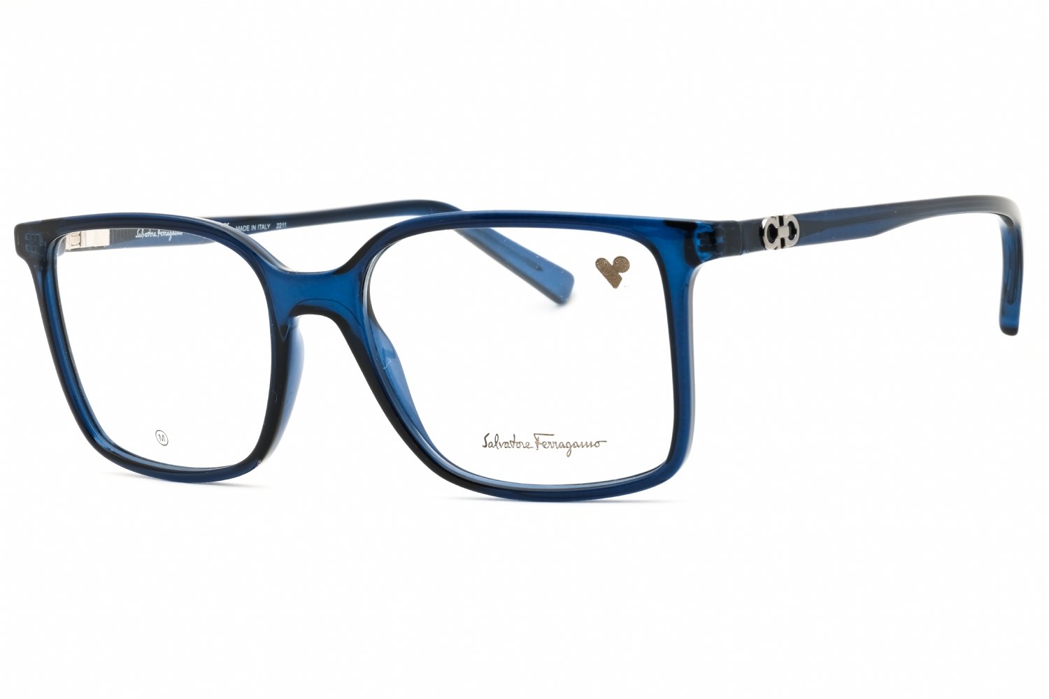 Salvatore Ferragamo SF2954 CRYSTAL NAVY/Clear demo lens 420 54X17X150