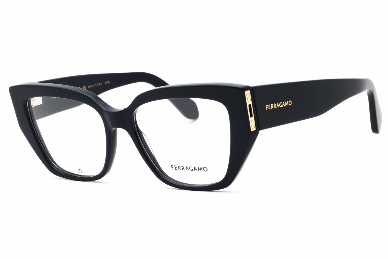 Salvatore Ferragamo SF2972 BLUE NAVY/Clear demo lens 414 54-16-140 MM