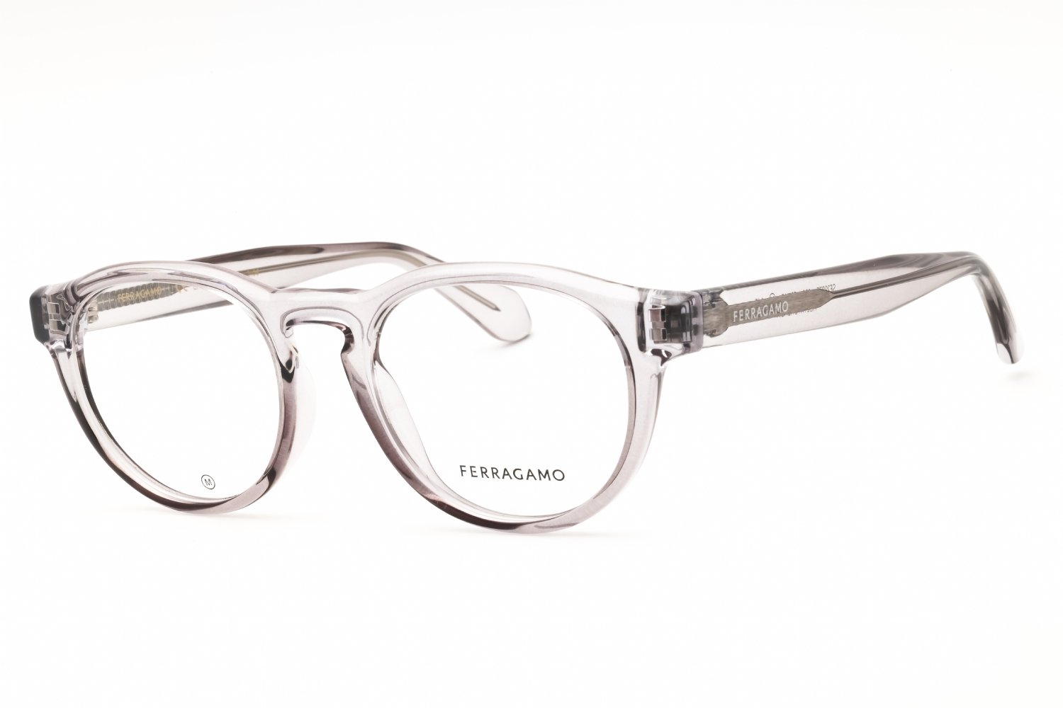 Salvatore Ferragamo SF2987E TRANSPARENT GREY/Clear demo lens 020 50-19-145 MM