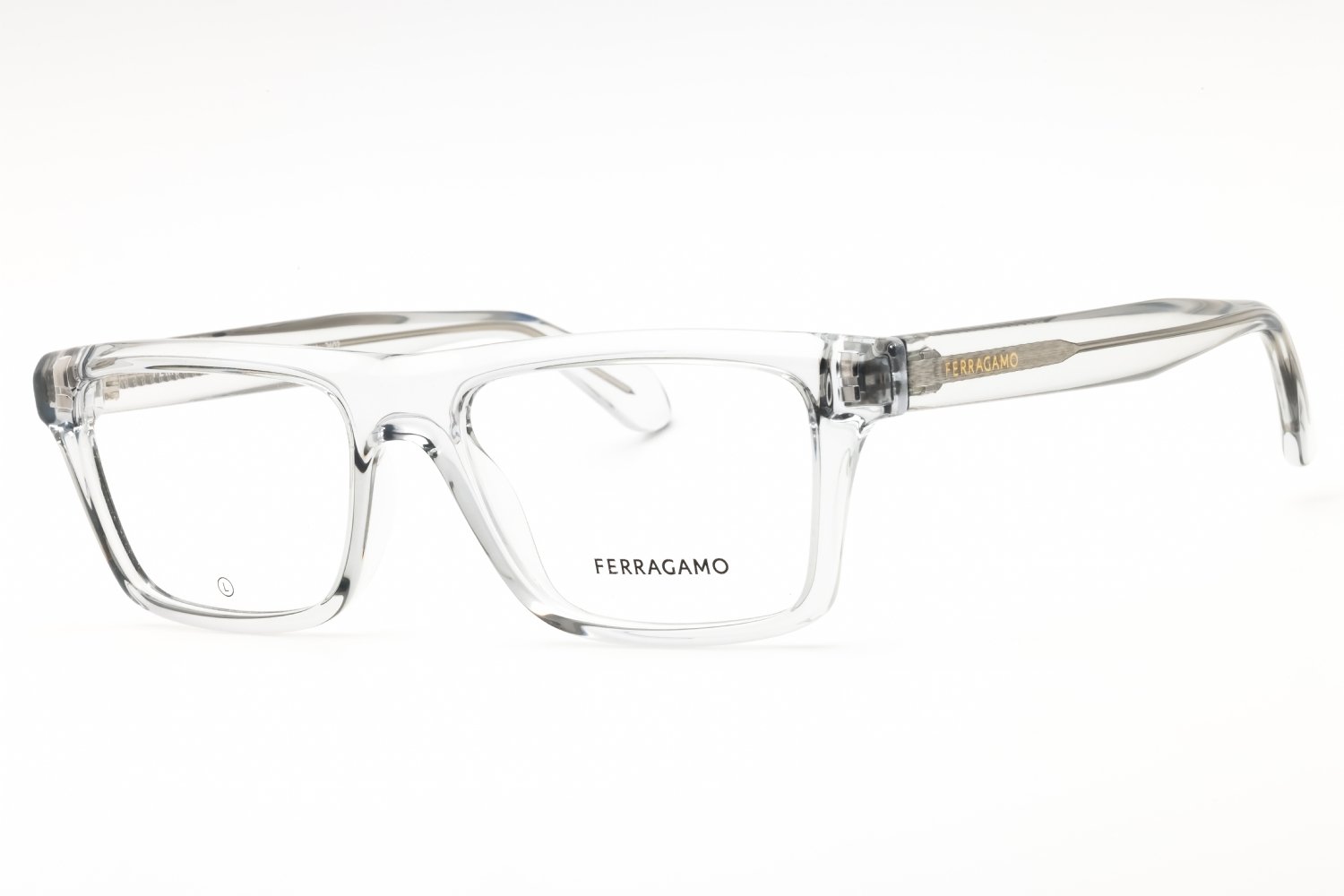 Salvatore Ferragamo SF2988 LIGHT CRYSTAL GREY/Clear demo lens 050 54X17X145