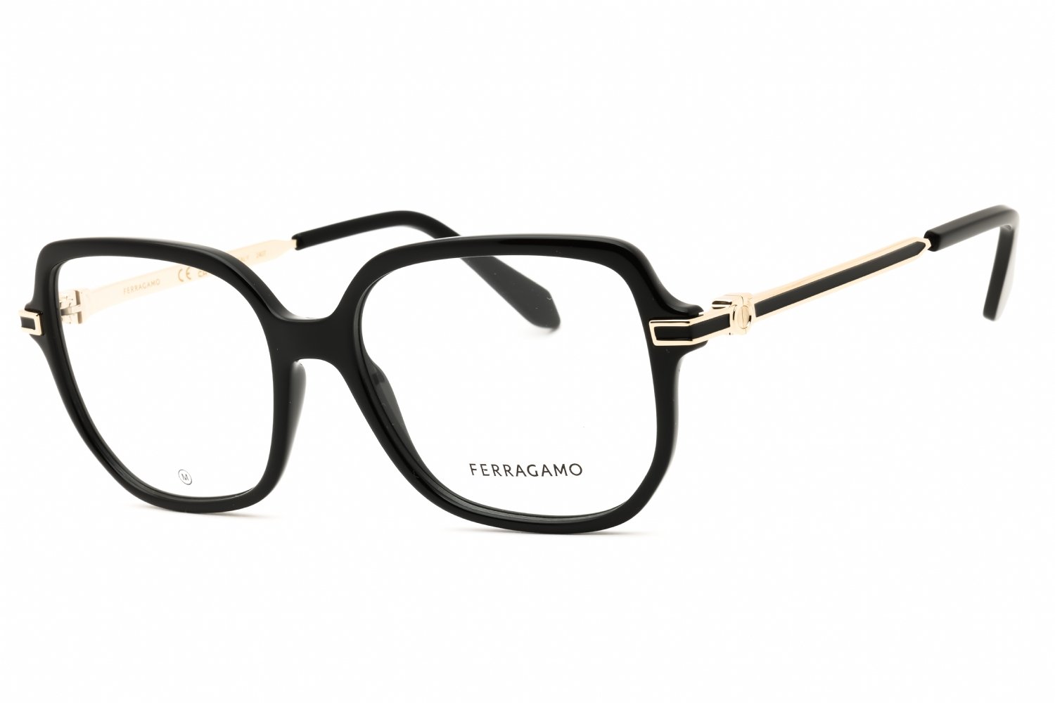 Salvatore Ferragamo SF3012 BLACK/clear demo lens 001 53X16X140