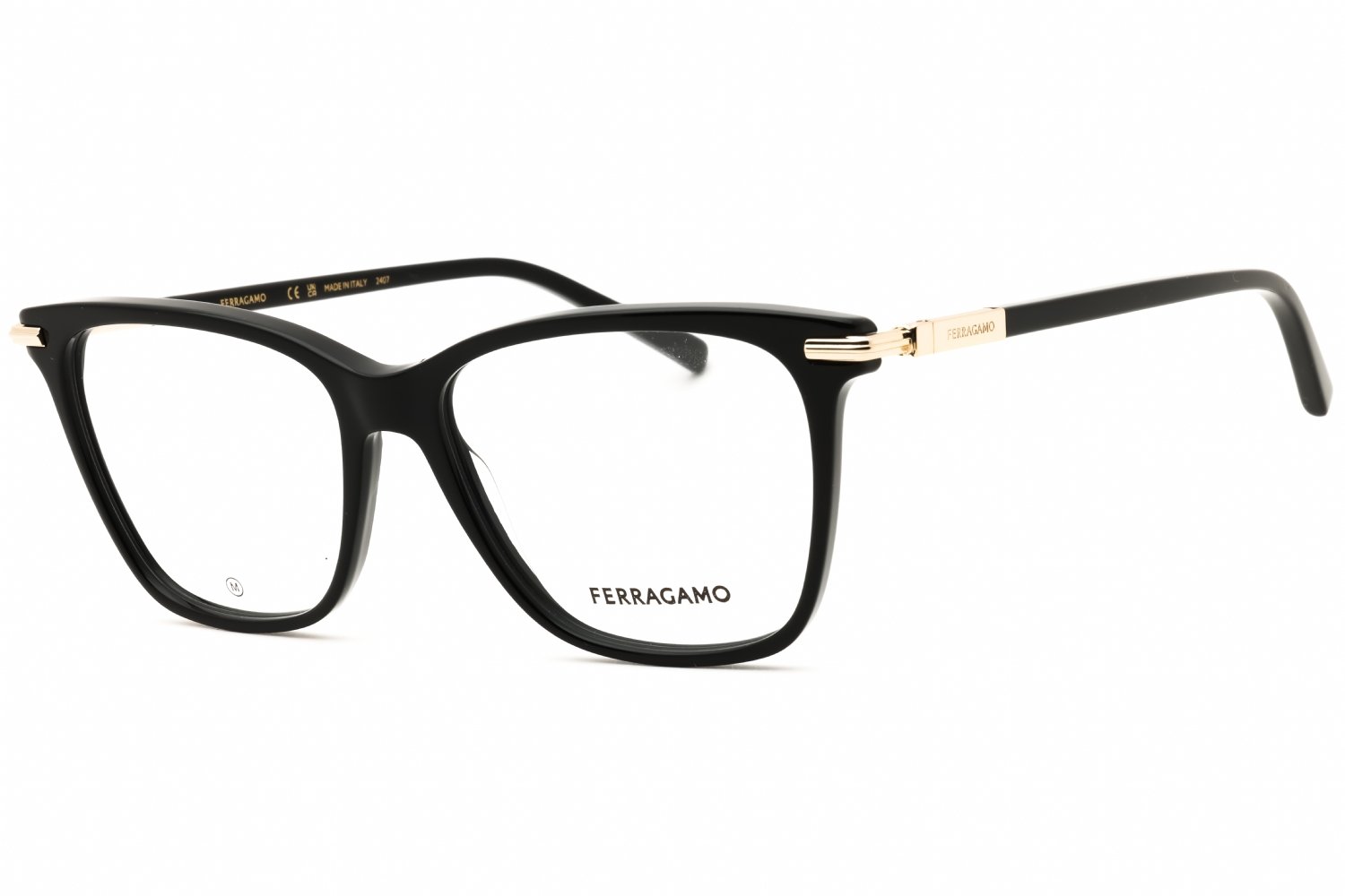 Salvatore Ferragamo SF3013 BLACK/clear demo lens 001 53X15X140