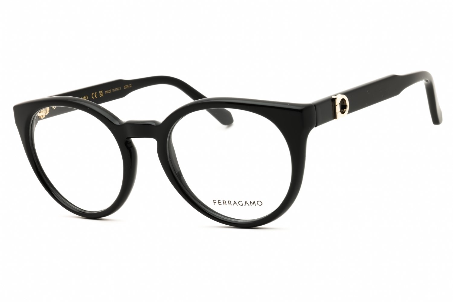 Salvatore Ferragamo SF3032E BLACK/clear demo lens 001 51X20X140