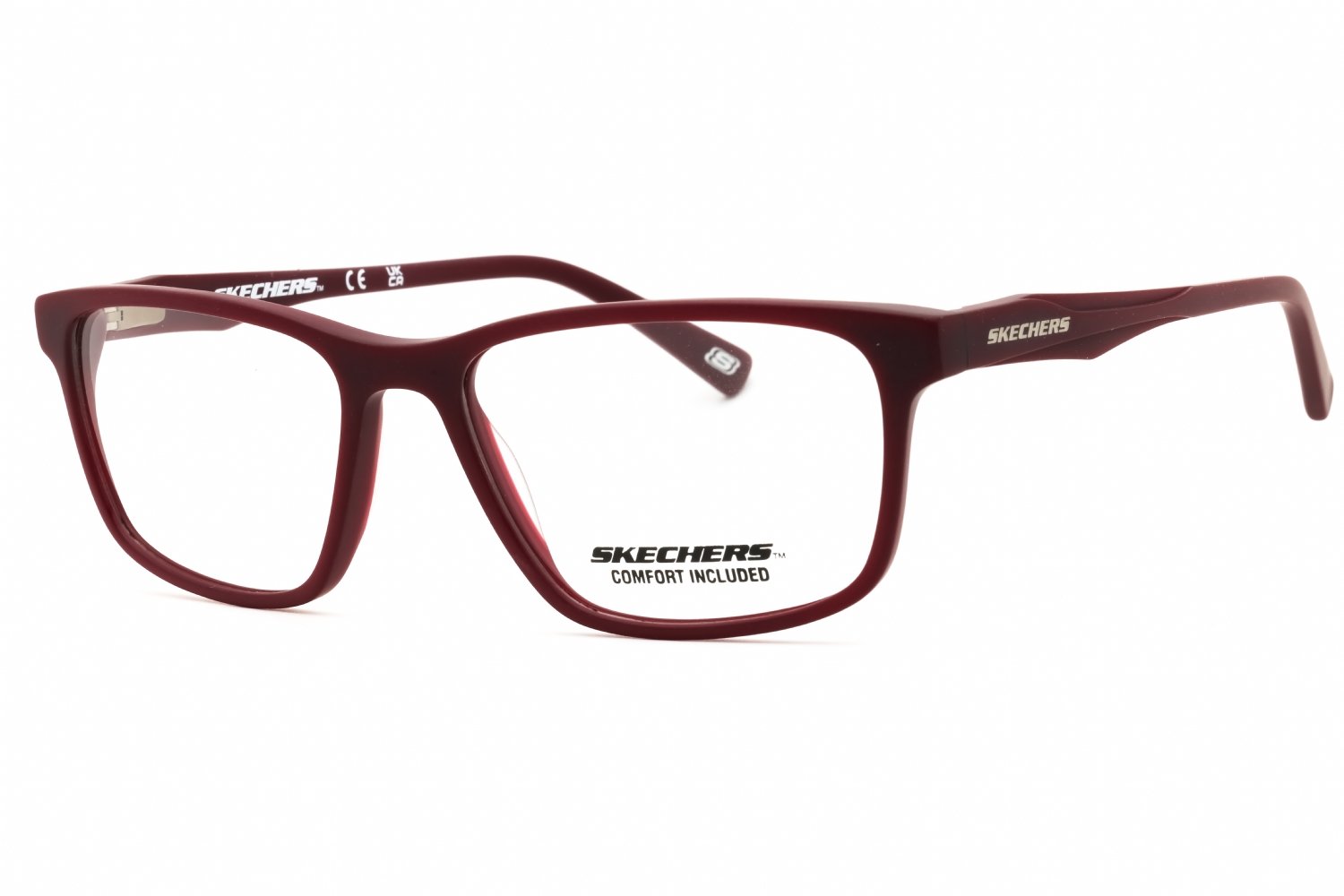 Skechers SE3229 matte red/clear demo lens 067 52-16-140 MM