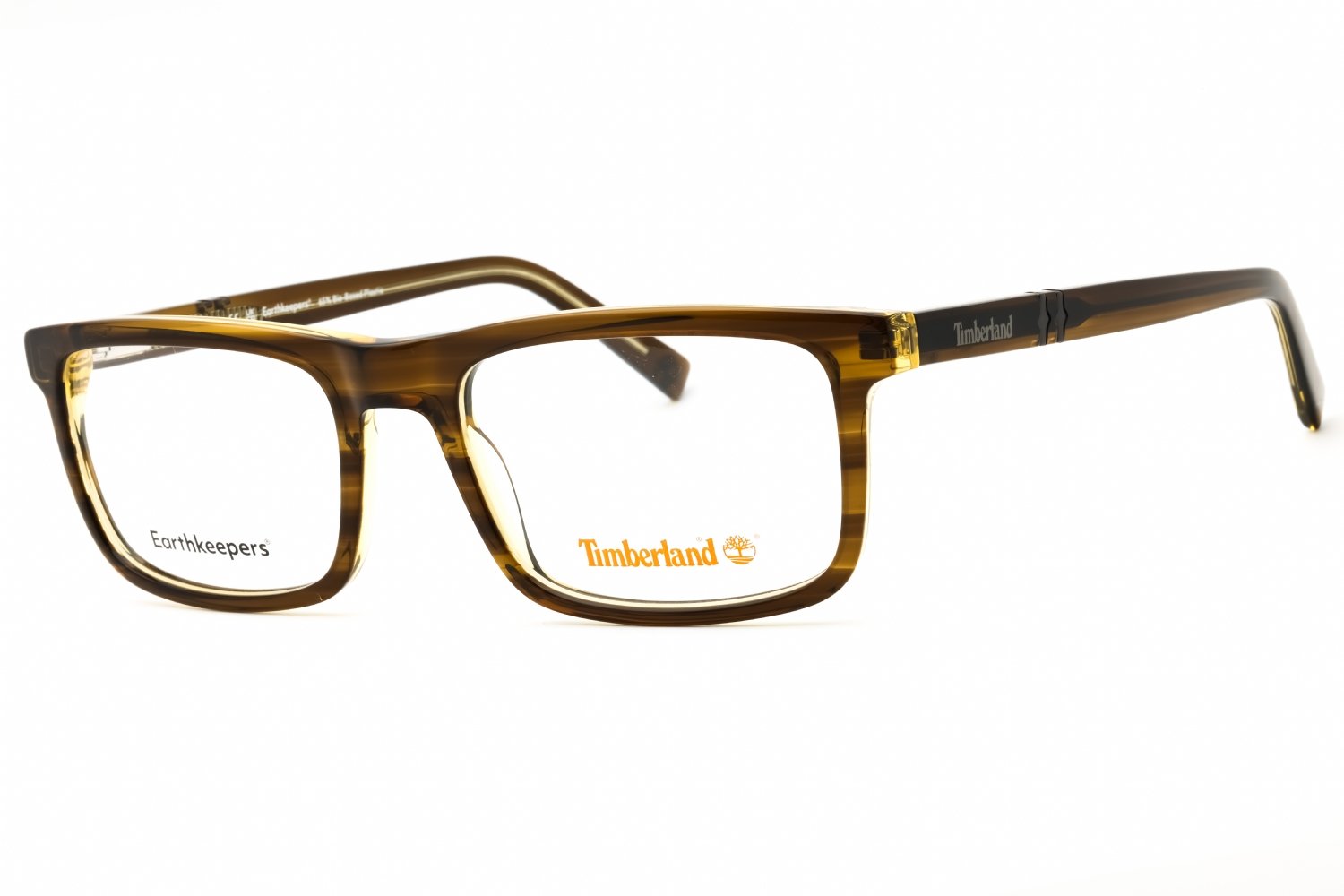 Timberland TB50023 shiny light green/clear demo lens 093 55-19-145 MM