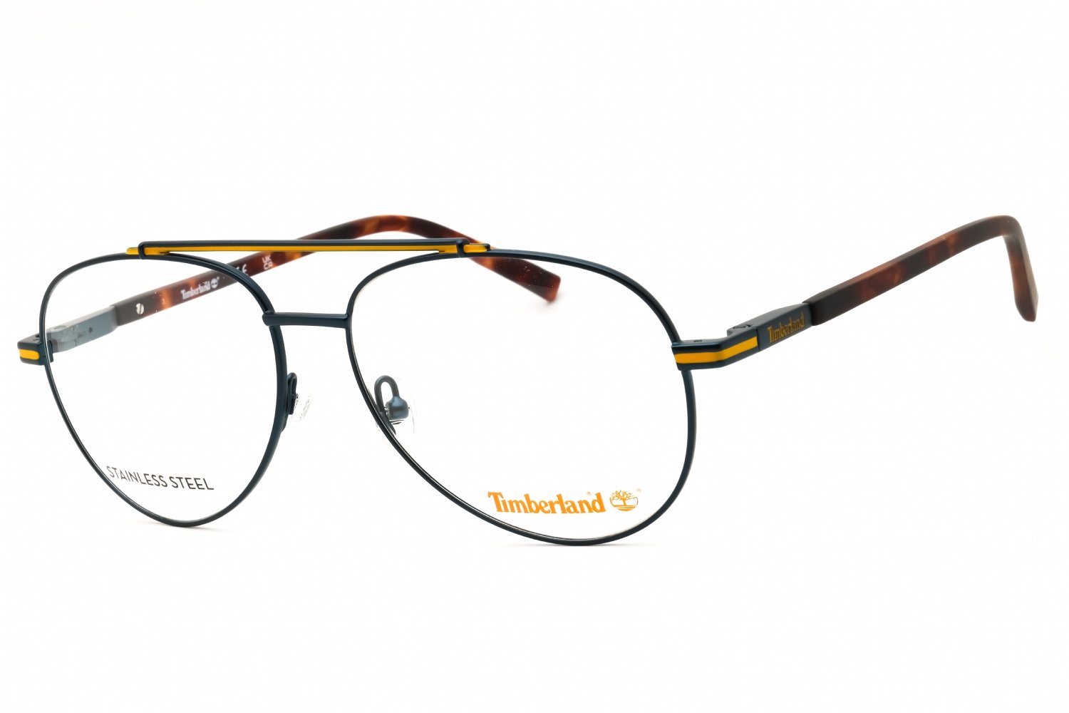 Timberland TB50050 matte blue/clear demo lens 091 57X15X145