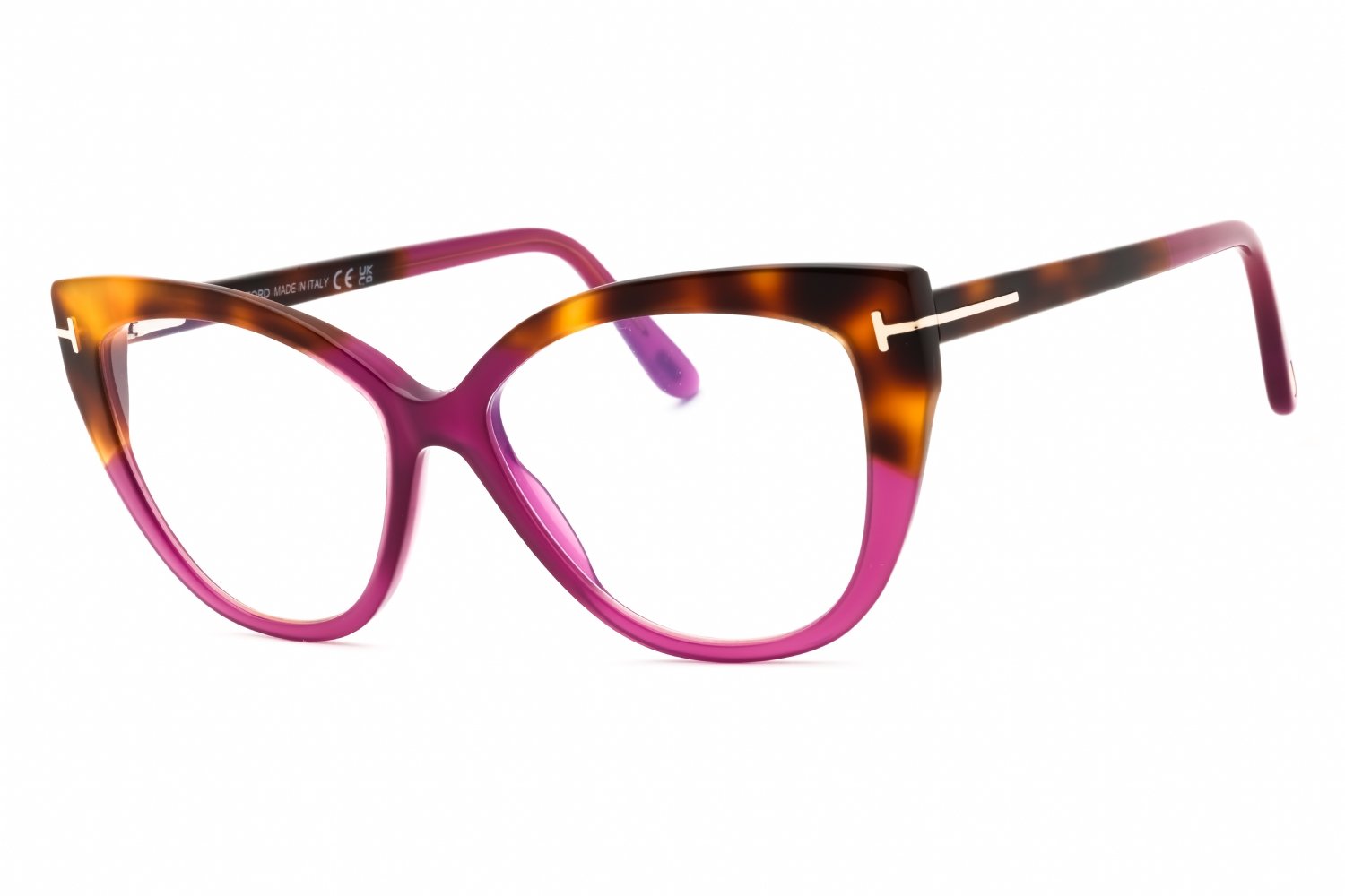 Tom Ford FT5673-B shiny violet/Clear/Blue-Light Block 081 54X16X140