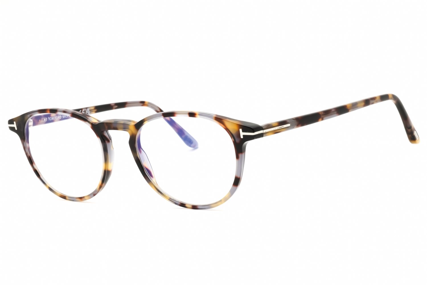 Tom Ford FT5803-B coloured havana/clear/blue-light block lens 055 51X19X145