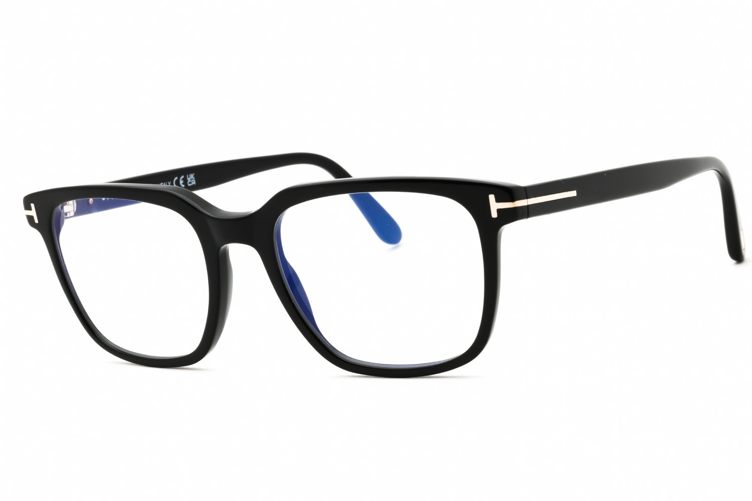 Tom Ford FT5818-B Shiny black/Clear/Blue-light block lens 001 53X19X145
