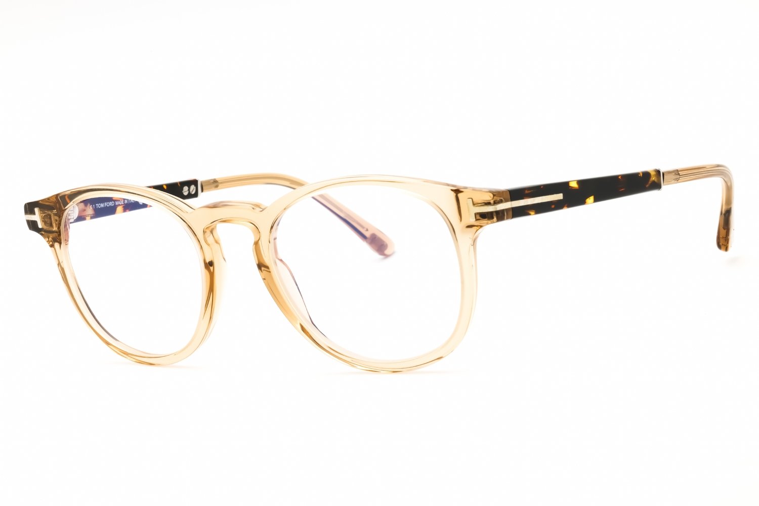 Tom Ford FT5891-B light brown/other/clear/blue-light block lens 047 49X20X145