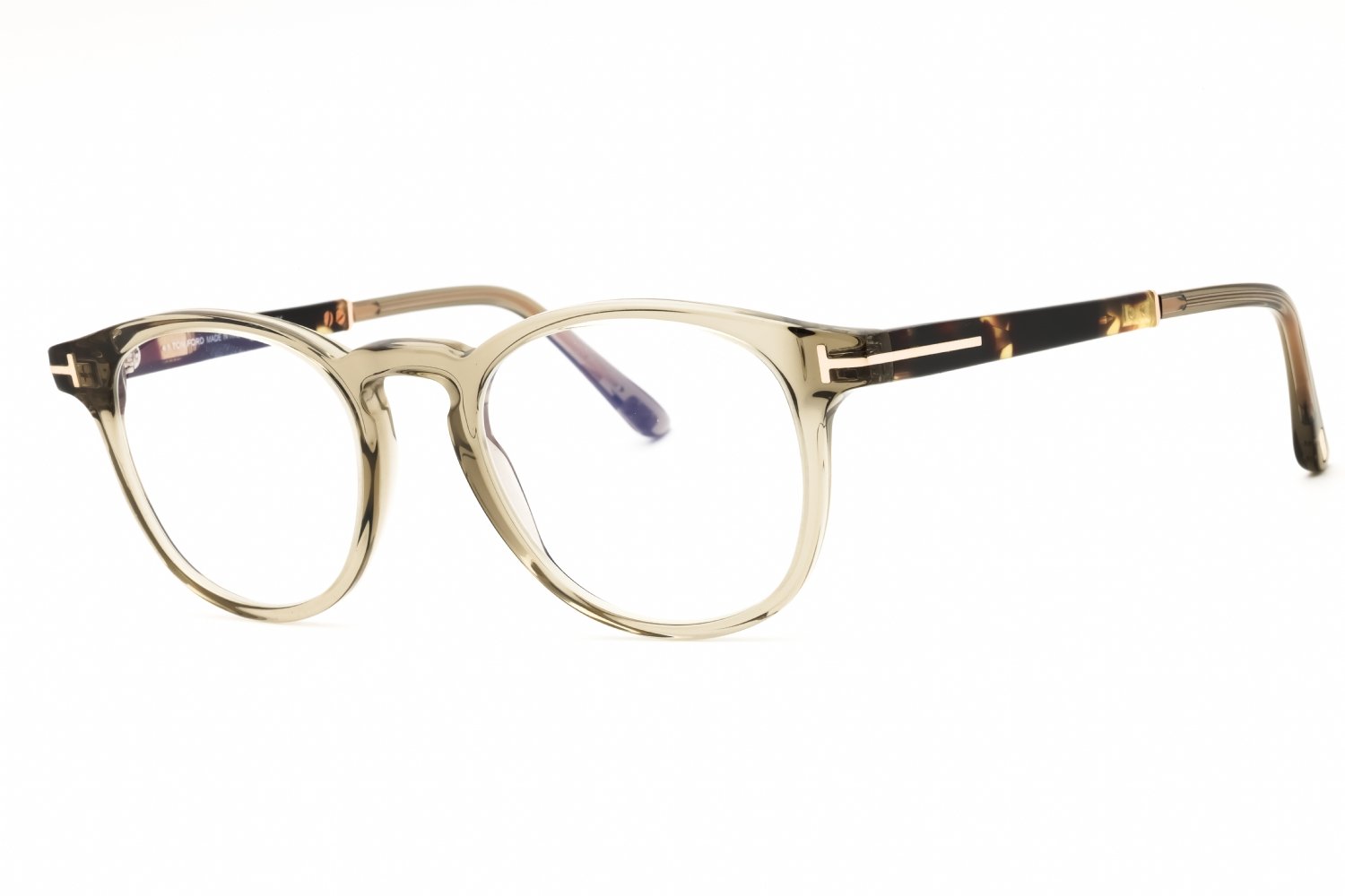Tom Ford FT5891-B light green/other/clear/blue-light block lens 095 49X20X145