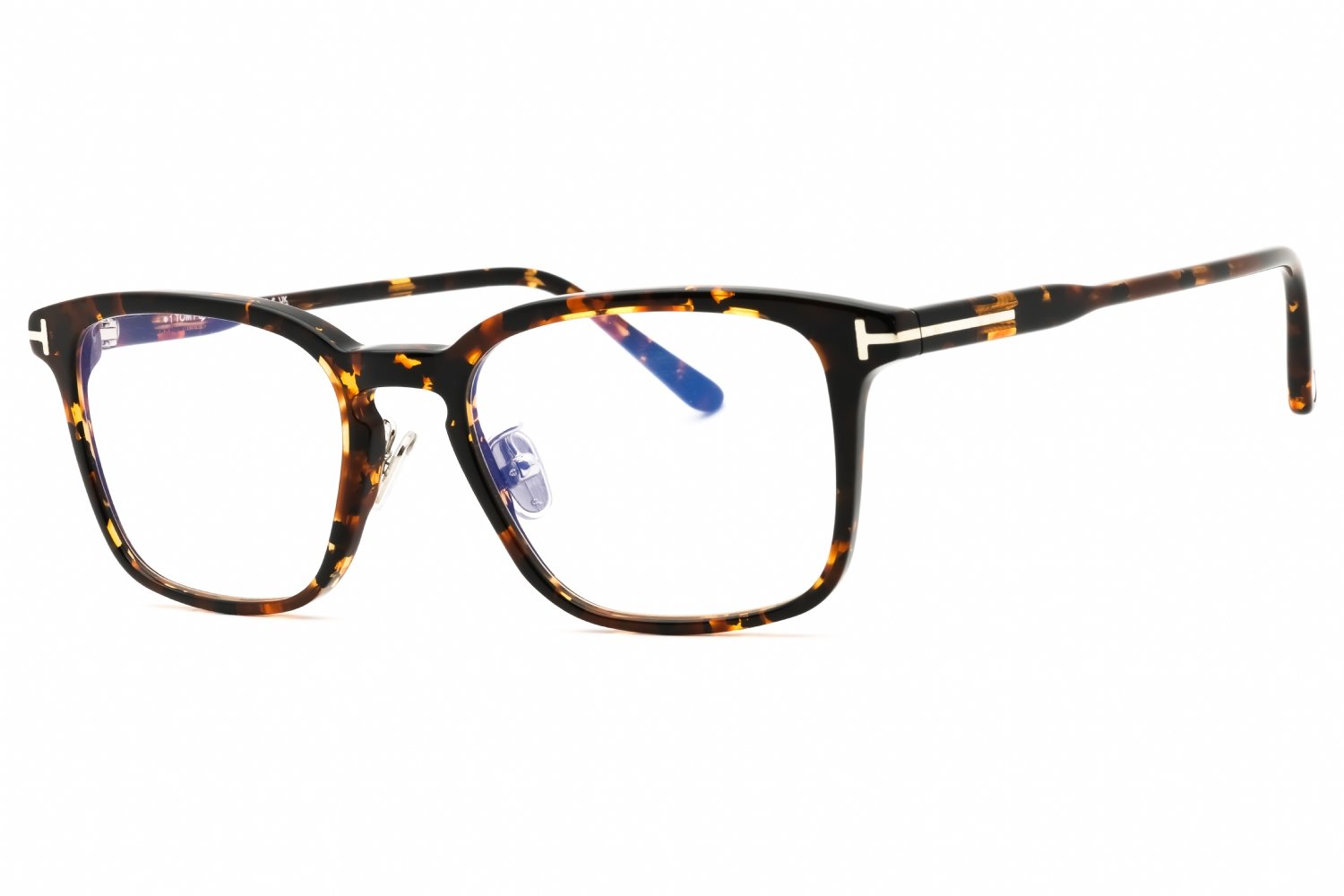 Tom Ford FT5928-D-B havana/other/clear/blue-light block lens 056 53X19X145
