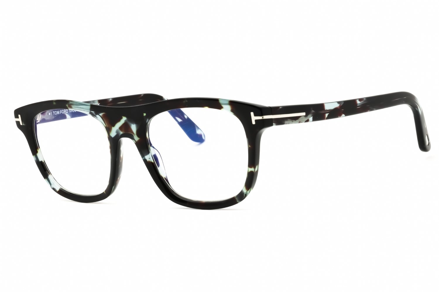 Tom Ford FT5939-B coloured havana/clear/blue-light block lens 055 52X21X145