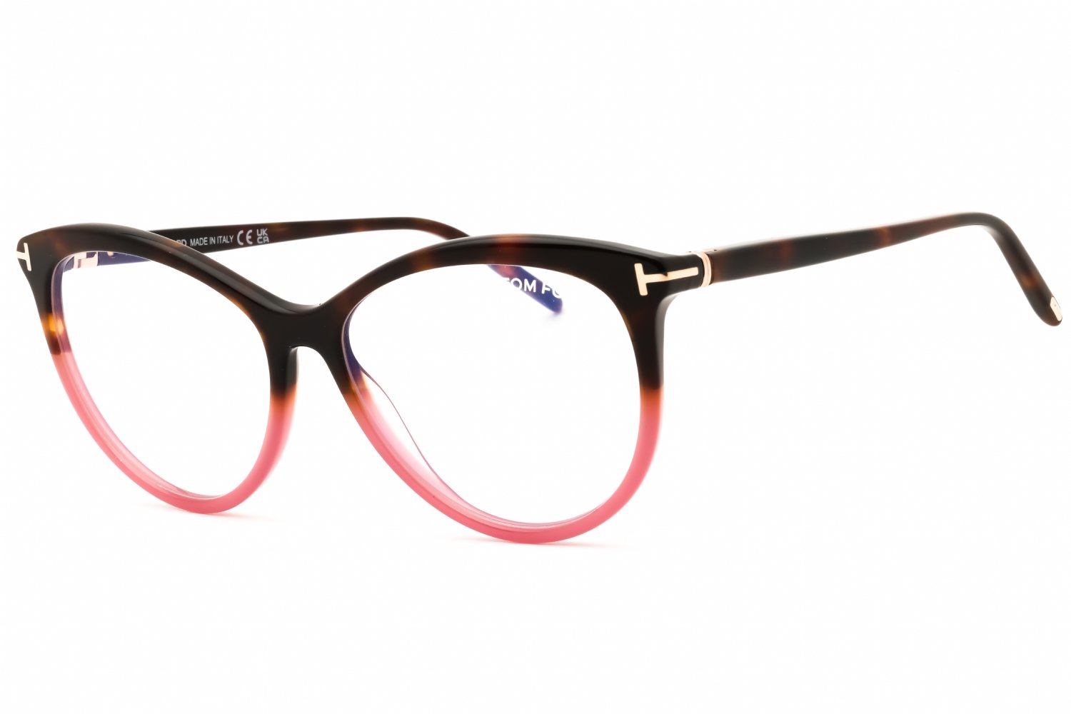 Tom Ford FT5990-B havana/other/clear/blue-light block lens 056 55X15X135