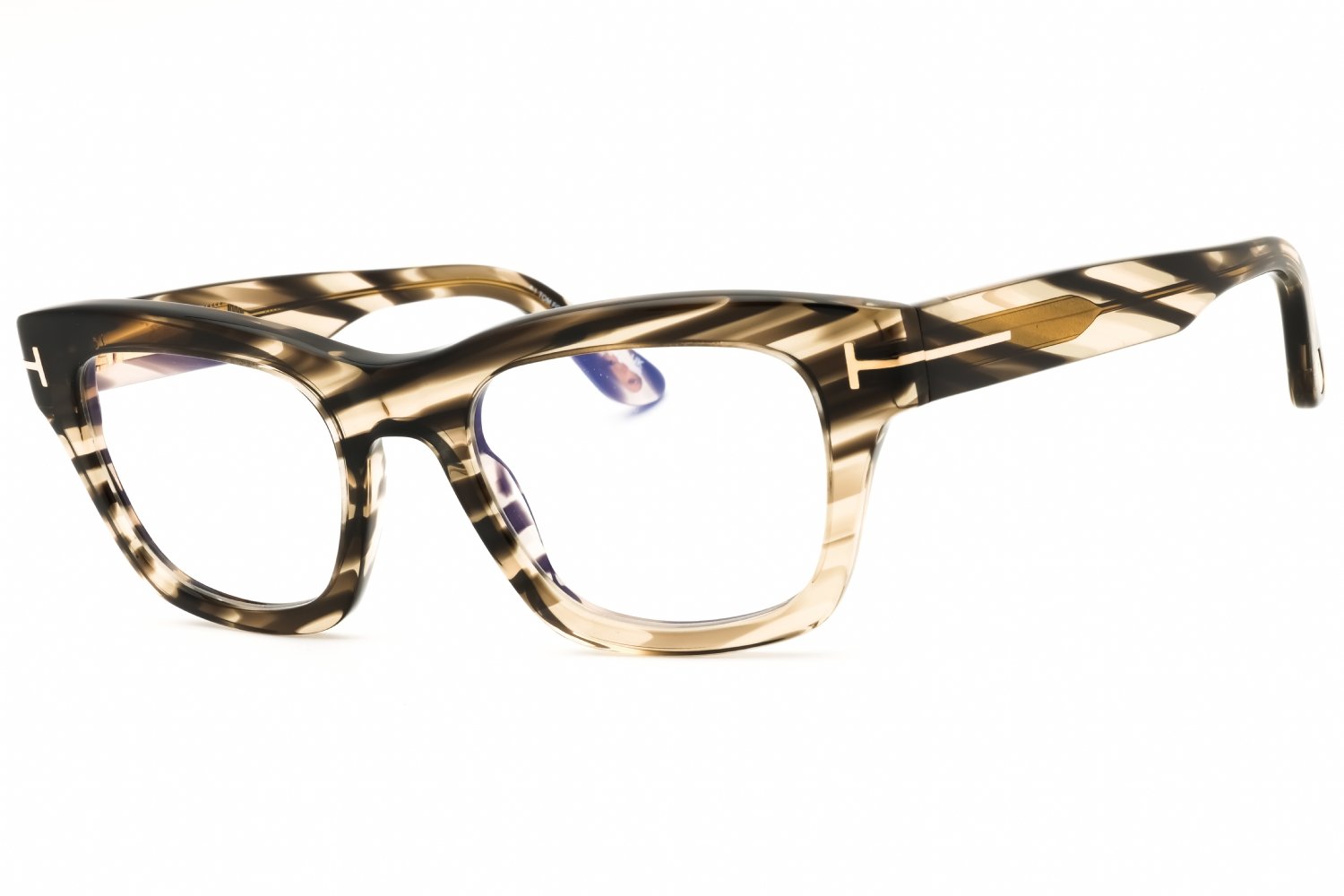 Tom Ford FT6036-B havana/other/clear/blue-light block lens 056 52X21X145