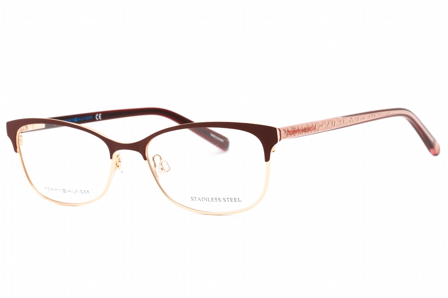 Tommy Hilfiger TH 1777 RED GOLD/Clear demo lens 0DXL 00 52X16X140