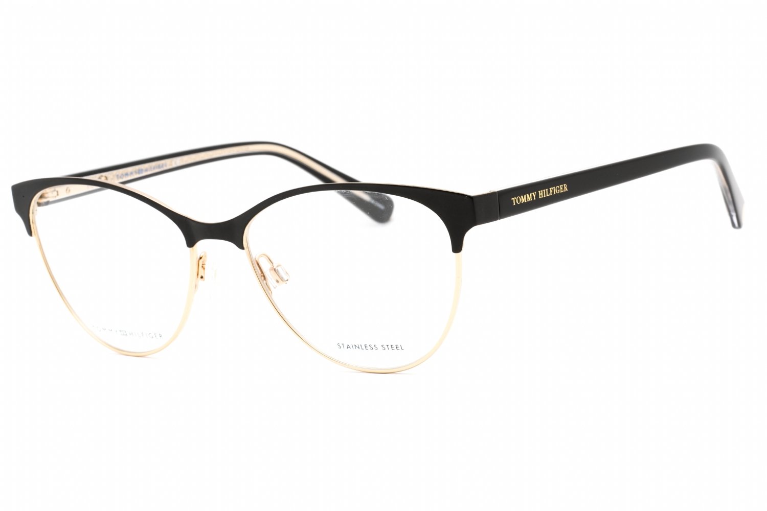 Tommy Hilfiger TH 1886 MT BK GD/clear demo lens 0I46 00 54X16X140