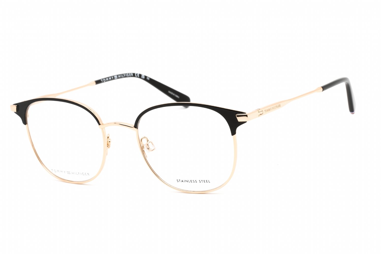 Tommy Hilfiger TH 2003 BLK GOLD / clear demo lens 02M2 00 49X19X140