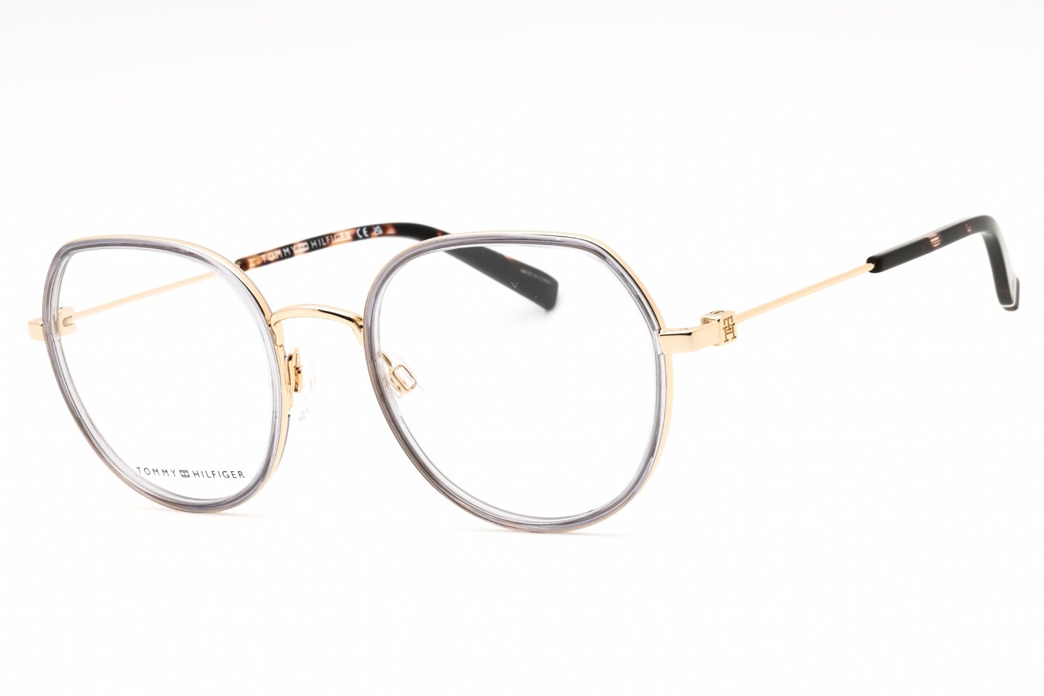 Tommy Hilfiger TH 2096 GOLD GREY/Clear demo lens 02F7 00 51-20-140 MM