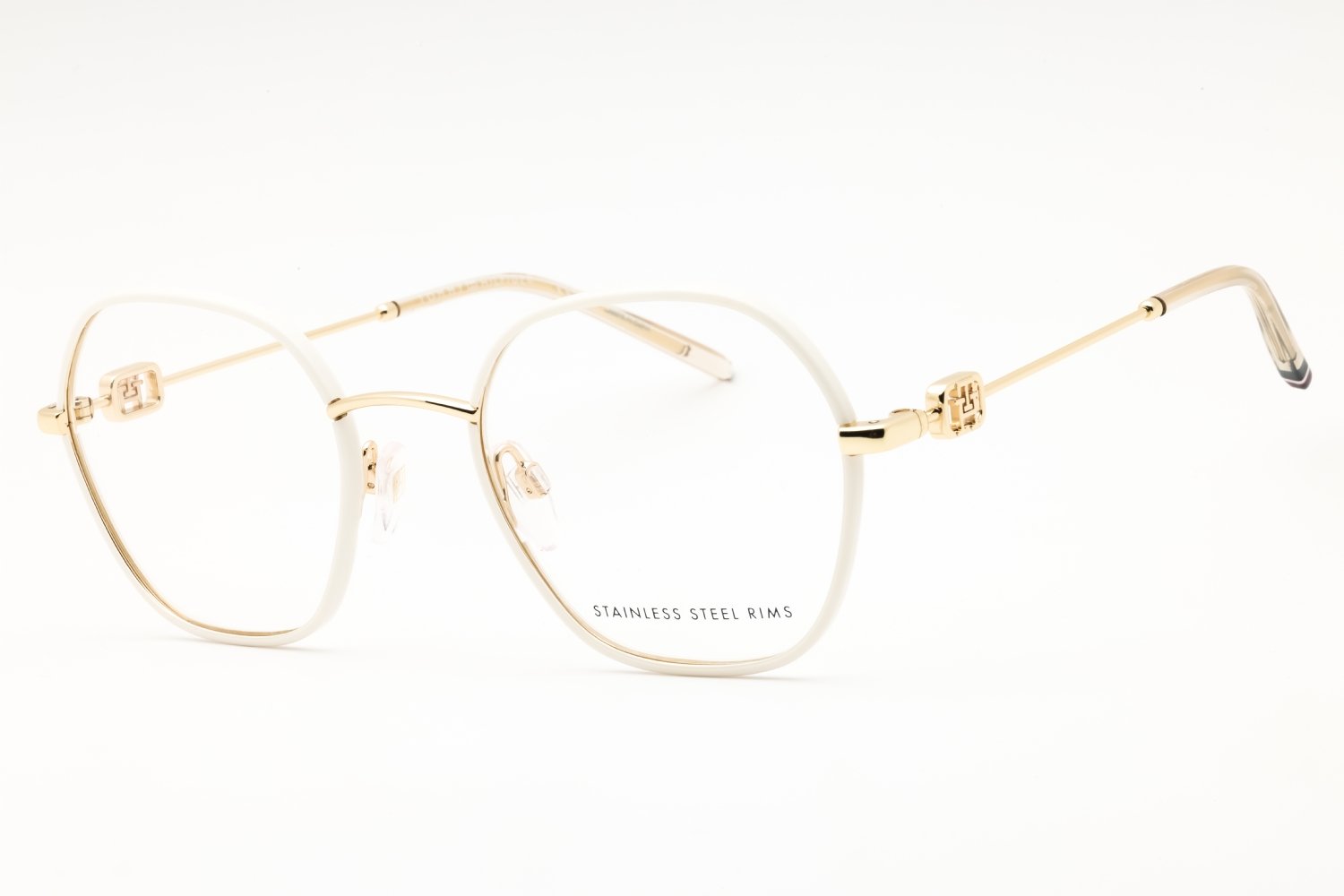 Tommy Hilfiger TH 2153 Ivory Gold/Clear demo lens 0VVP 00 50-21-140 MM