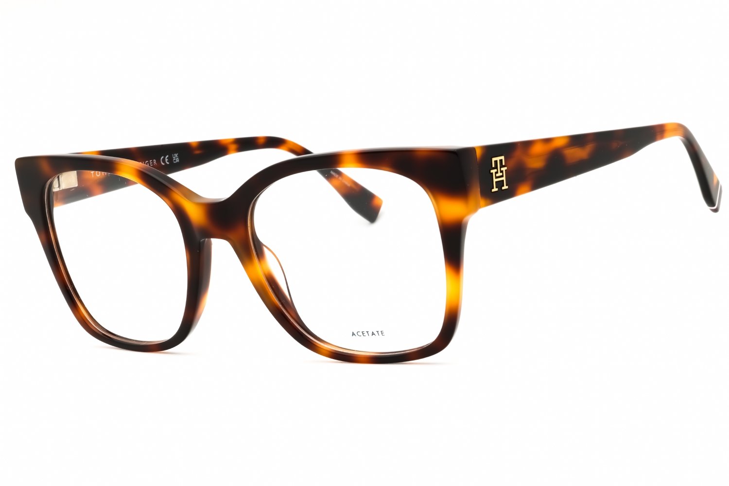 Tommy Hilfiger TH 2157 Yellow Tortoise/Clear demo lens 0EPZ 00 52-19-140 MM