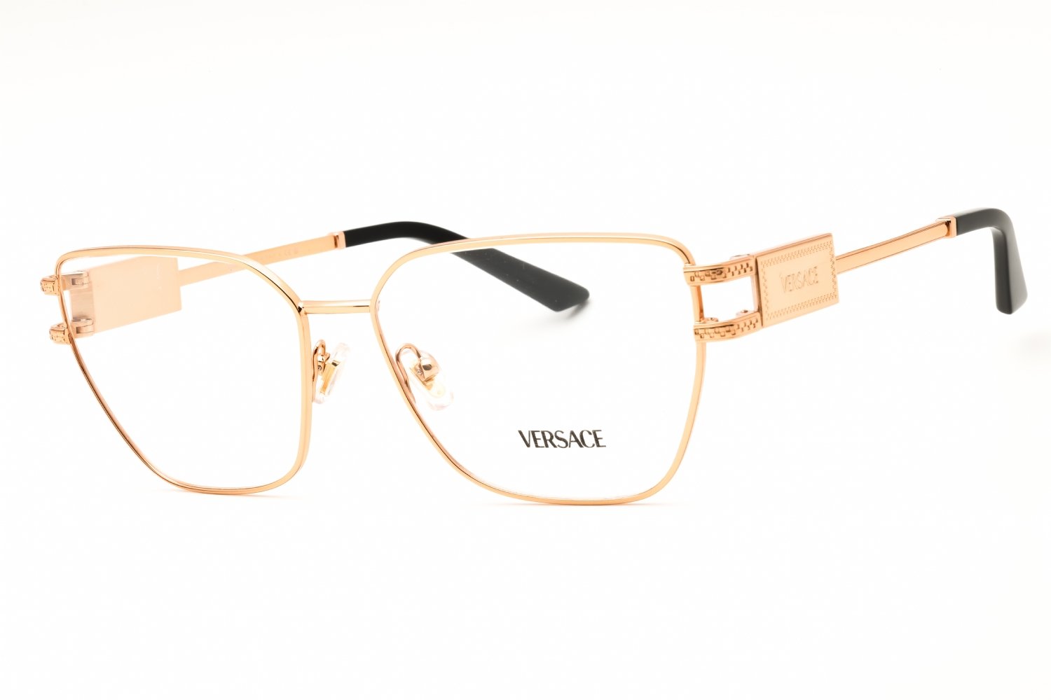 Versace 0VE1301 Rose Gold/Clear demo lens 1412 57X15X140