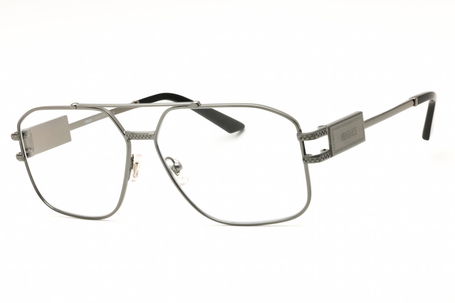 Versace 0VE1302 Gunmetal / clear demo lens 1001 59X13X140