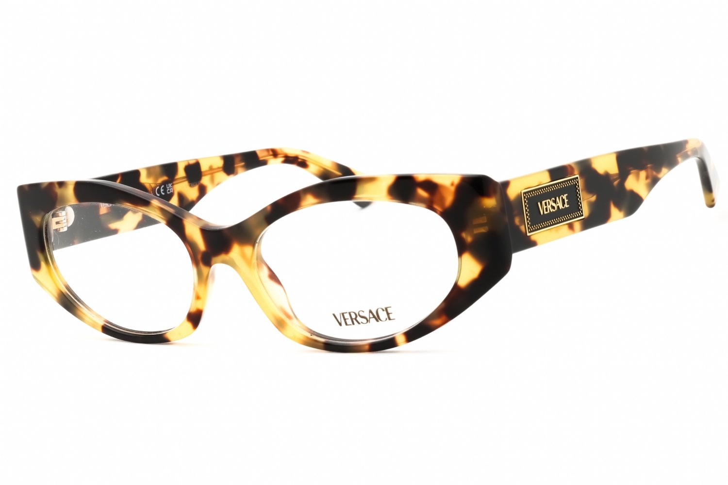 Versace 0VE3369 Vintage Tortoise/Clear demo lens 777 51X17X140