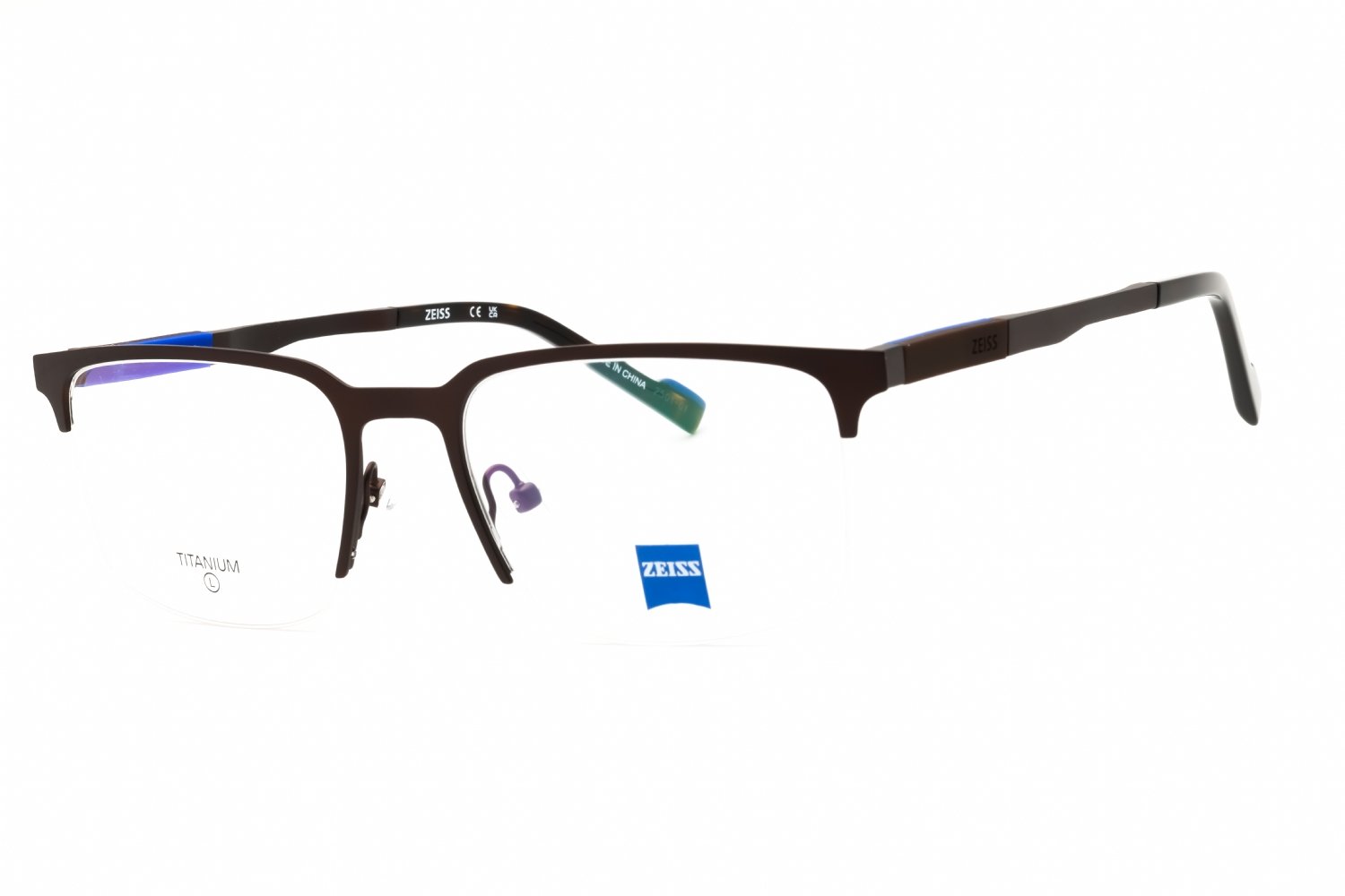 Zeiss ZS25160 SATIN BROWN/clear demo lens 203 54X19X145