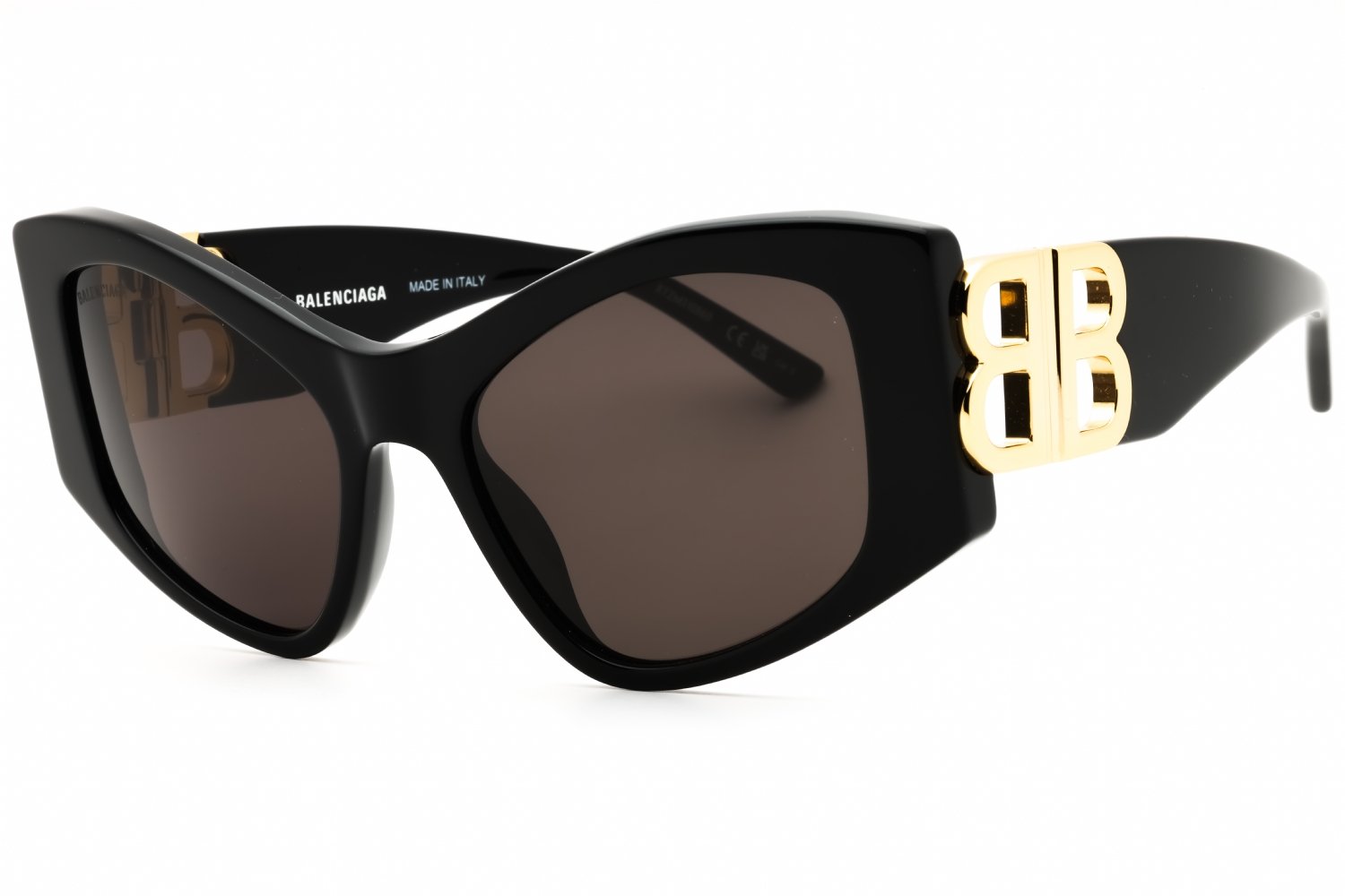 Balenciaga BB0287S BLACK / GREY 001 55-19-130 MM