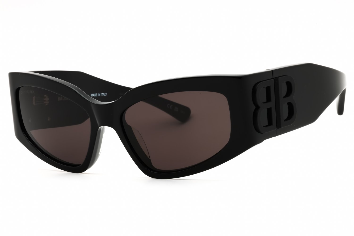 Balenciaga BB0321S BLACK / GREY 001 57-17-125 MM