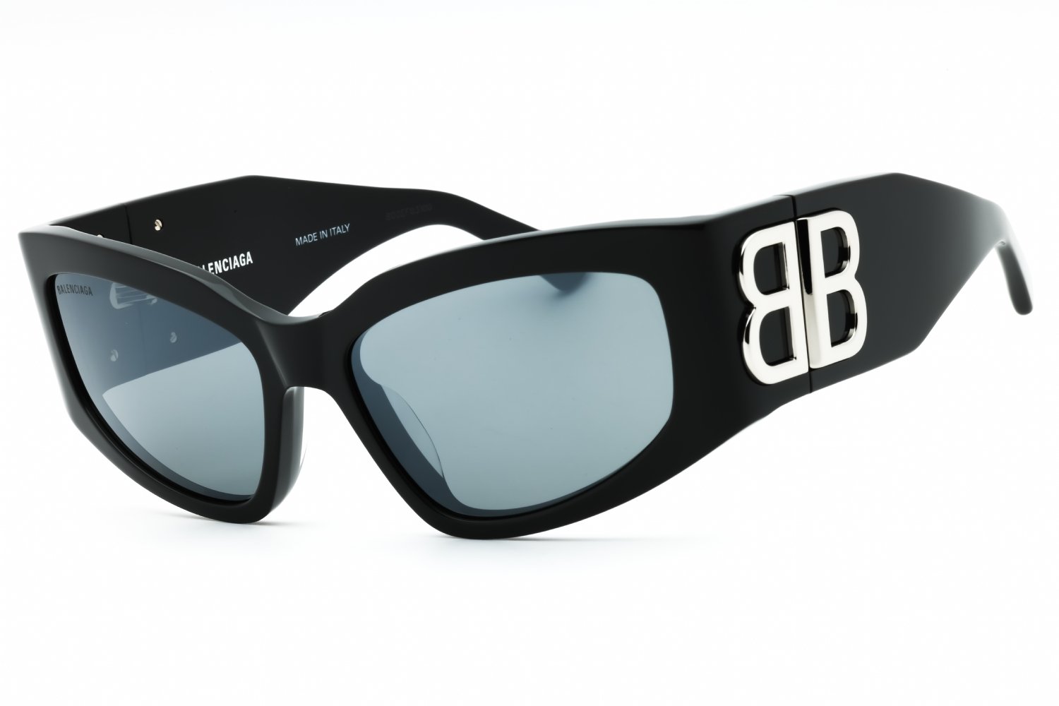 Balenciaga BB0321S Grey/Grey Silver Mirror 009 57-17-125 MM