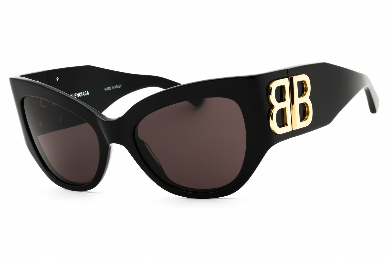 Balenciaga BB0322S BLACK / GREY 002 55-19-125 MM