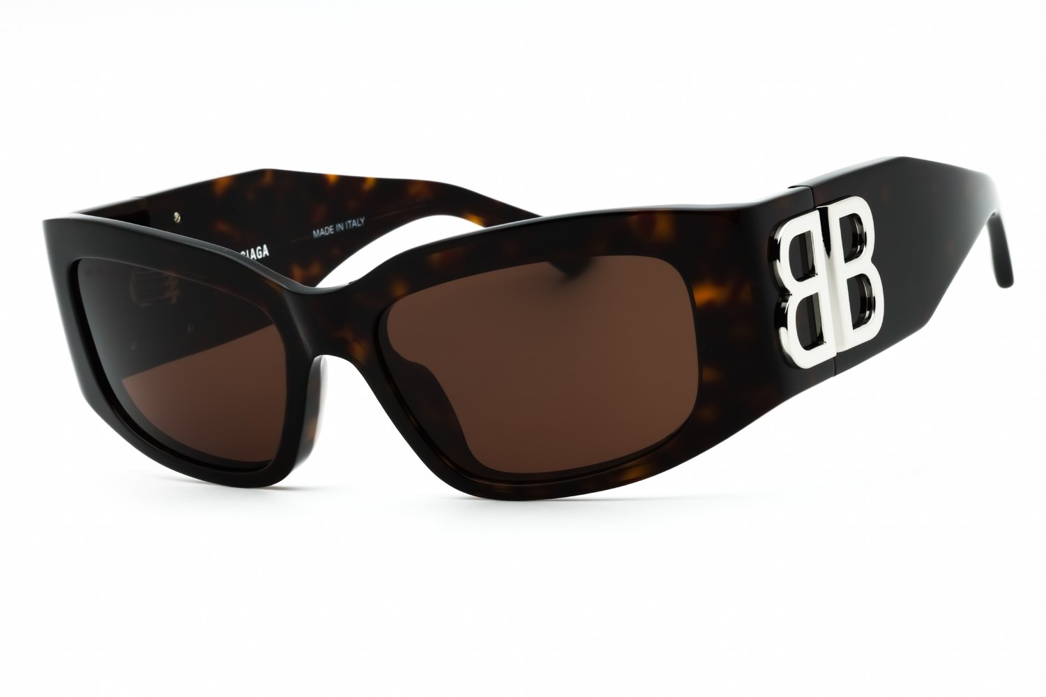 Balenciaga BB0360S Tortoise/Brown 002 56-18-125 MM