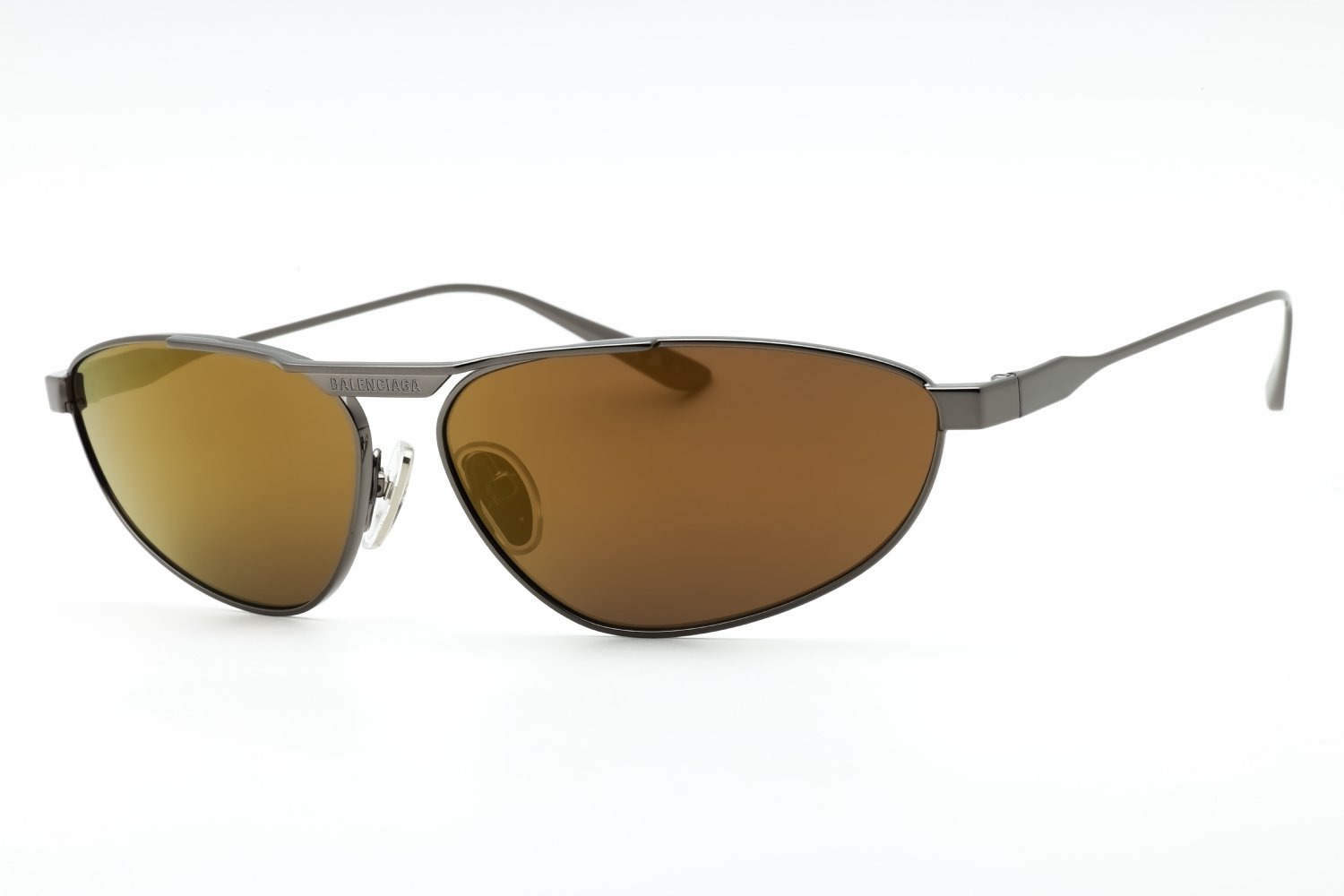 Balenciaga BB0417S Gunmetal/Bronze Mirror 003 66-14-140 MM