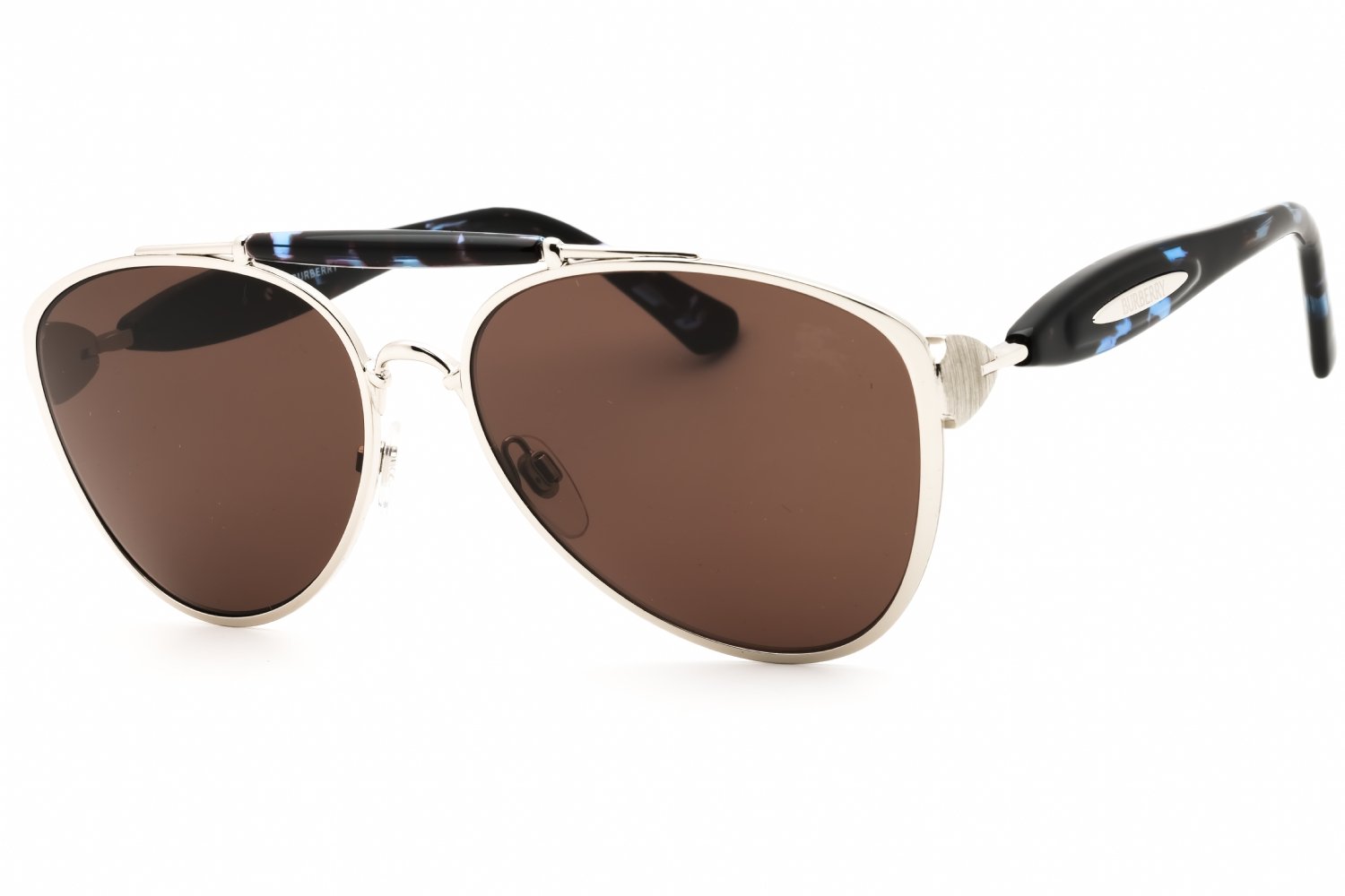 Burberry 0BE3160 Silver/Brown 100573 61-17-145 MM