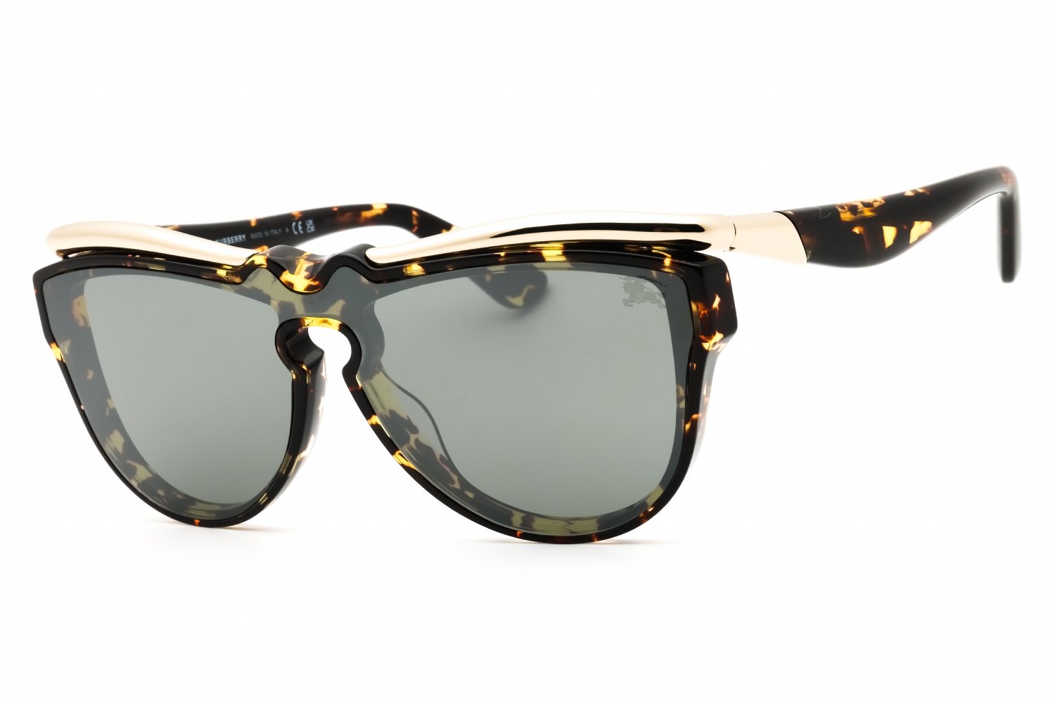 Burberry 0BE3162U Yellow Havana/Grey Mirror Silver 13546G 39-139-145 MM
