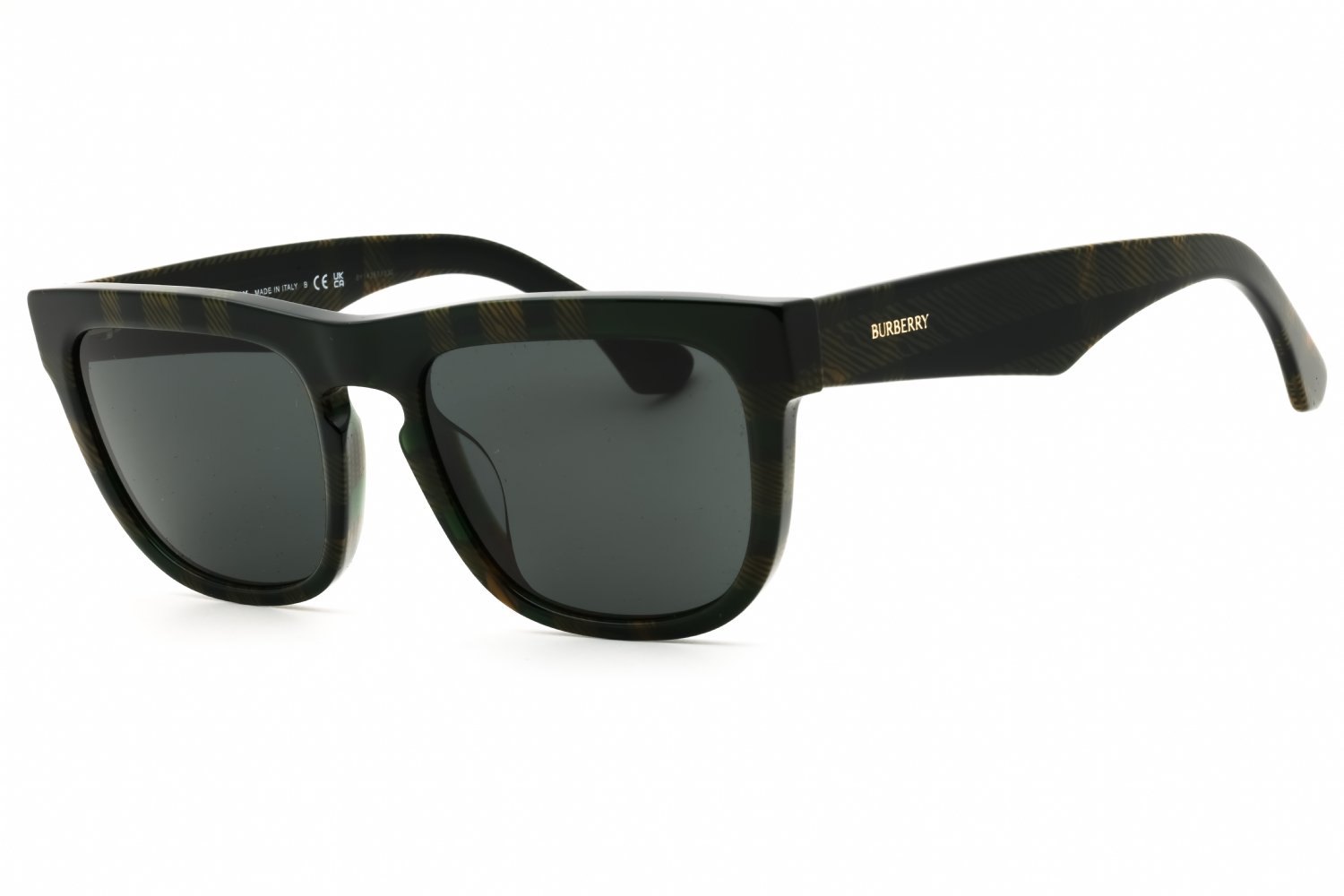 Burberry 0BE4431U Checkered Green/Dark Grey 412587 56-20-145 MM
