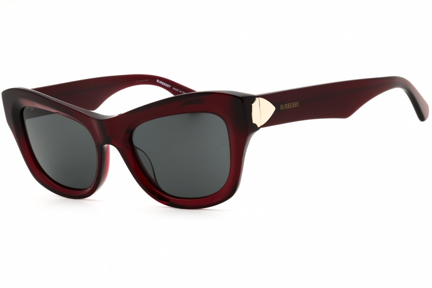 Burberry 0BE4442U Transparent Bordeaux Burgundy/Dark Grey 412887 51-19-145 MM