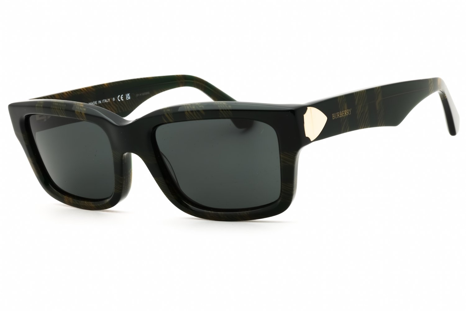 Burberry 0BE4443 Check Green/Dark Grey 412587 55-20-145 MM