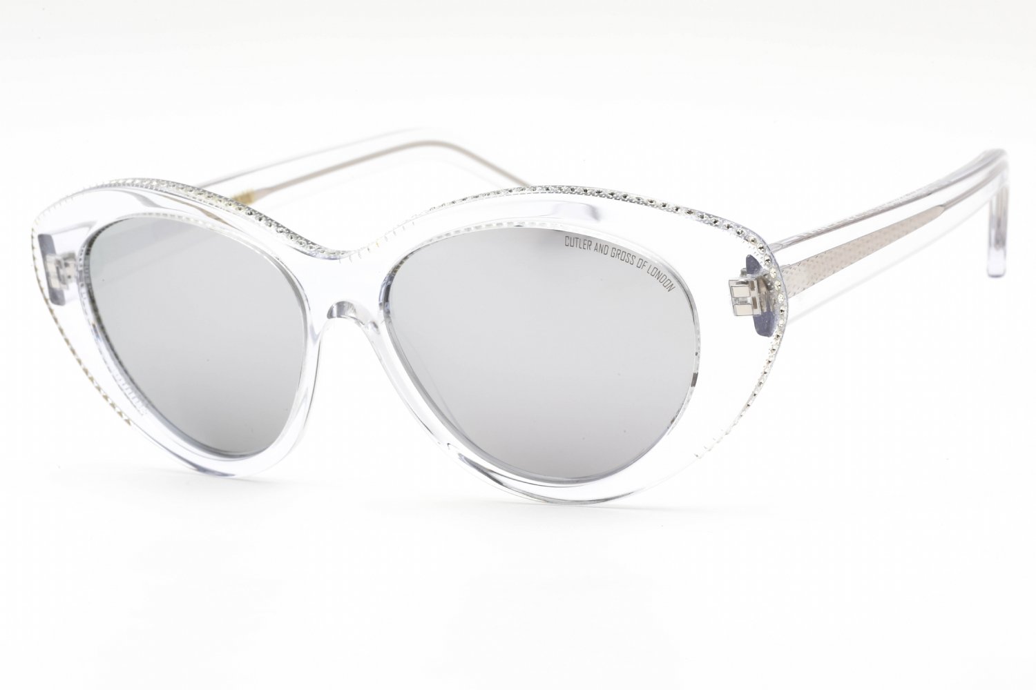 Cutler and Gross CG1286S Crystal / Grey 002 55-15-145 MM