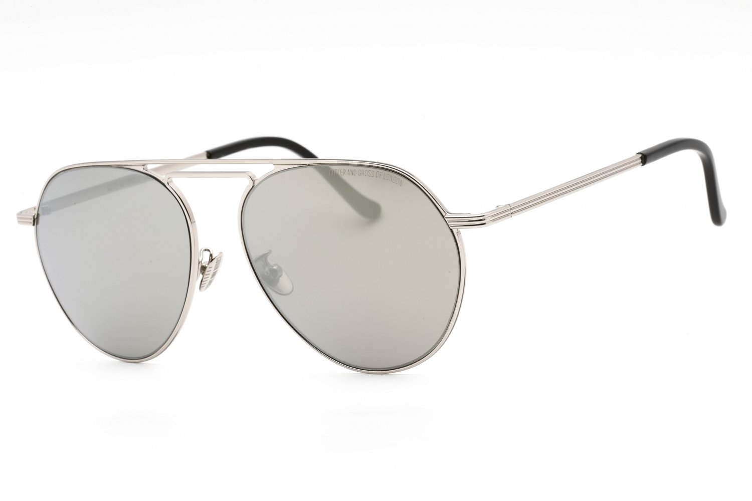 Cutler and Gross CG1309S Silver/Black / Silver Blue 002 56-16-140 MM